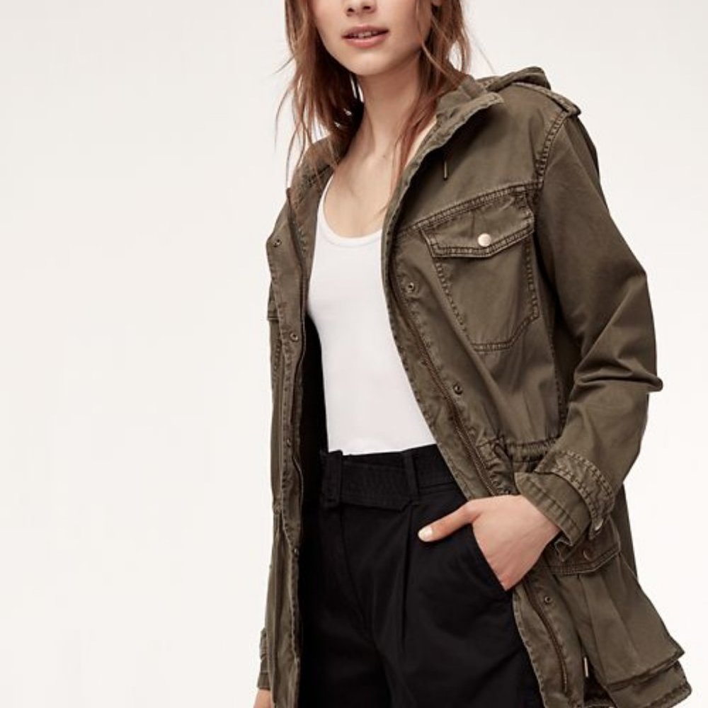 ARITZIA Talula Azure Skies Trooper Jacket